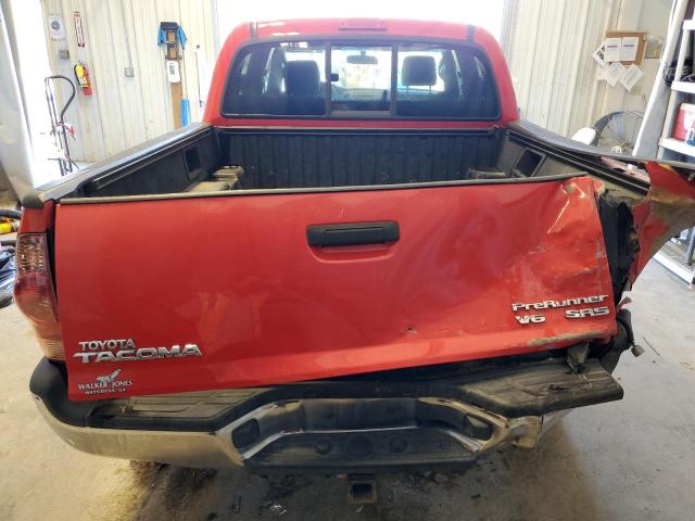 3TMJU62N38M061260 - 2008 TOYOTA TACOMA DOUBLE CAB PRERUNNER RED photo 6