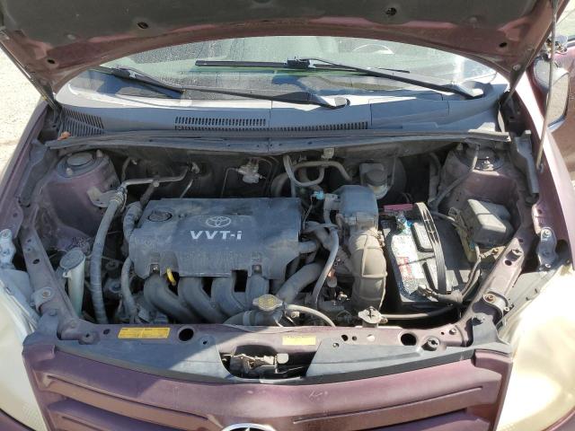 JTKKT624X50110427 - 2005 TOYOTA SCION XA BURGUNDY photo 11