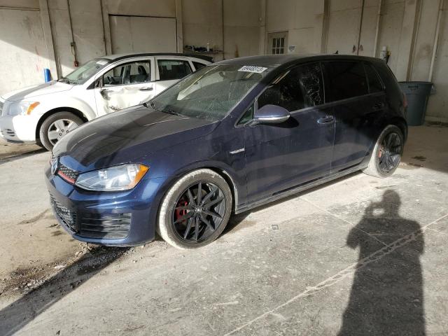 3VW5T7AU8GM050933 - 2016 VOLKSWAGEN GTI S/SE BLUE photo 1