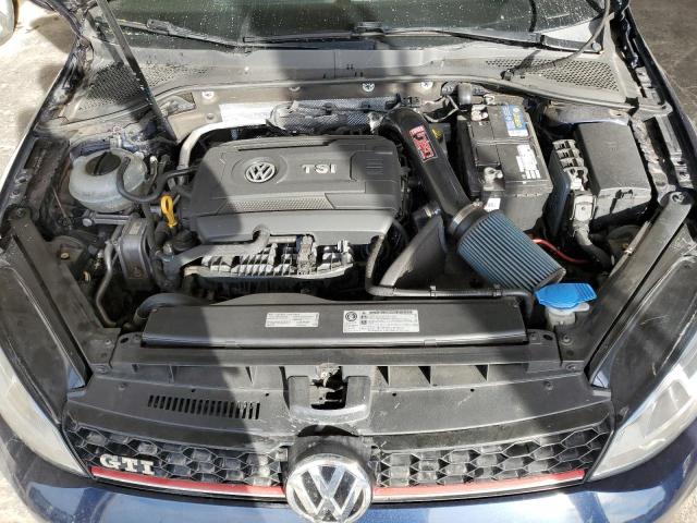 3VW5T7AU8GM050933 - 2016 VOLKSWAGEN GTI S/SE BLUE photo 11