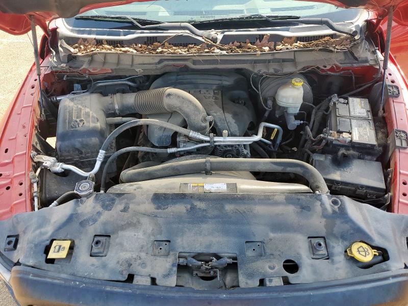 1C6RR7YT7GS296256 - 2016 RAM 1500 REBEL Կարմիր լուսանկար 11