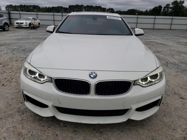 WBA4B1C53FD955141 - 2015 BMW 435 I GRAN COUPE WHITE photo 5