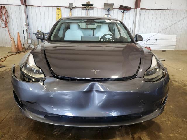 5YJ3E1EB1NF178071 - 2022 TESLA MODEL 3 Gris photo 5