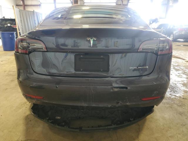 5YJ3E1EB1NF178071 - 2022 TESLA MODEL 3 Gris photo 6
