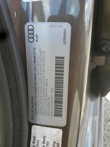 WAUGFAFC8DN077709 - 2013 AUDI A6 PREMIUM PLUS 灰色 照片 12