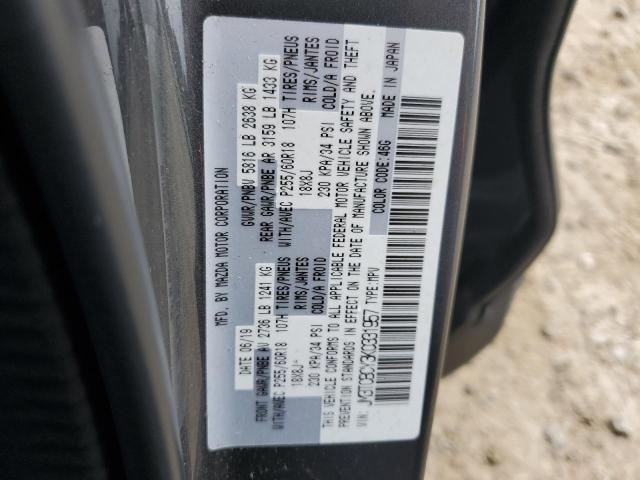 JM3TCBCY3K0331957 - 2019 MAZDA CX-9 TOURING Gri fotoğraf 14