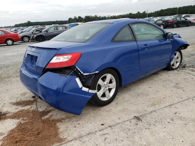 2HGFG12858H536062 - 2008 HONDA CIVIC EX BLUE photo 3