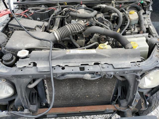 1J4FA24148L637242 - 2008 JEEP WRANGLER X BLACK photo 12