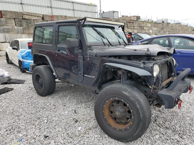 1J4FA24148L637242 - 2008 JEEP WRANGLER X BLACK photo 4