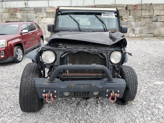 1J4FA24148L637242 - 2008 JEEP WRANGLER X BLACK photo 5