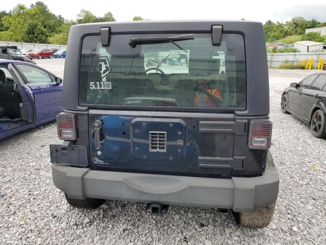 1J4FA24148L637242 - 2008 JEEP WRANGLER X BLACK photo 6