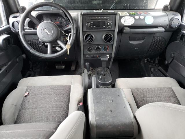 1J4FA24148L637242 - 2008 JEEP WRANGLER X BLACK photo 8