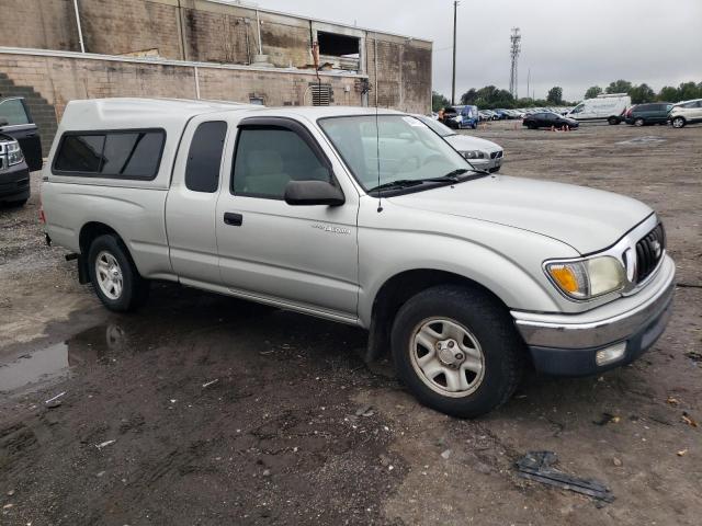 5TEVL52NX4Z312917 - 2004 TOYOTA TACOMA XTRACAB GRAY photo 4