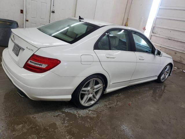WDDGF8AB8DR251187 - 2013 MERCEDES-BENZ C 300 4MATIC WHITE photo 3