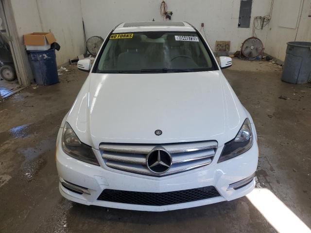 WDDGF8AB8DR251187 - 2013 MERCEDES-BENZ C 300 4MATIC WHITE photo 5