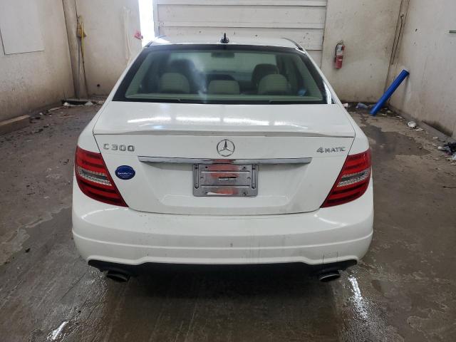 WDDGF8AB8DR251187 - 2013 MERCEDES-BENZ C 300 4MATIC WHITE photo 6