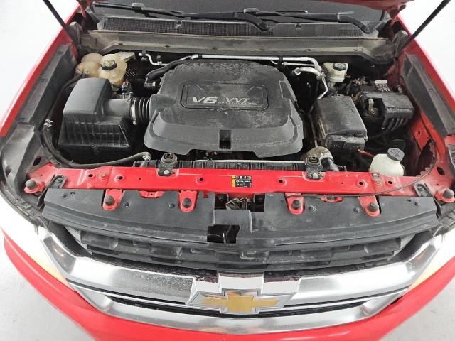 1GCGTBE34F1183989 - 2015 CHEVROLET COLORADO LT RED photo 11