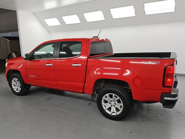 1GCGTBE34F1183989 - 2015 CHEVROLET COLORADO LT RED photo 2