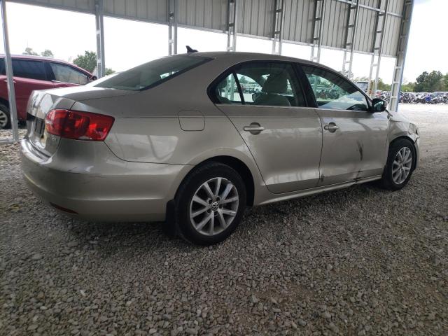 3VWD07AJ5EM212301 - 2014 VOLKSWAGEN JETTA SE TAN photo 3