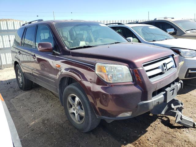 2HKYF18637H500358 - 2007 HONDA PILOT EXL PURPLE photo 4