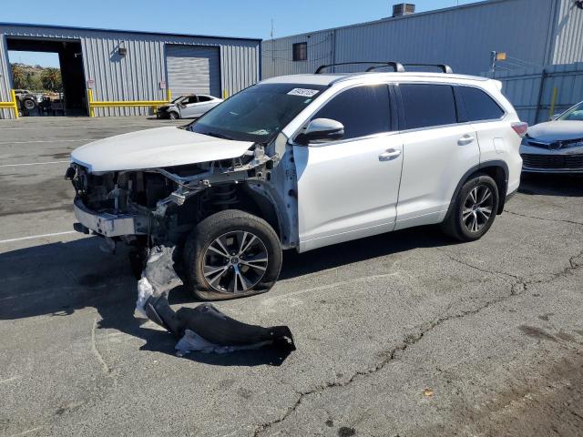 5TDJKRFH6GS224817 - 2016 TOYOTA HIGHLANDER XLE WHITE photo 1