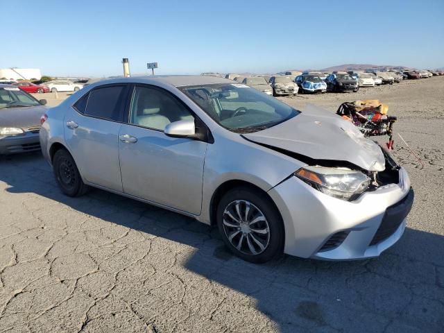 5YFBURHE6FP202681 - 2015 TOYOTA COROLLA L SILVER photo 4