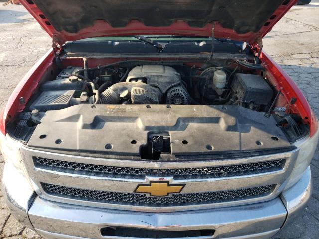 1GCPKSE7XCF118004 - 2012 CHEVROLET SILVERADO K1500 LT RED photo 11