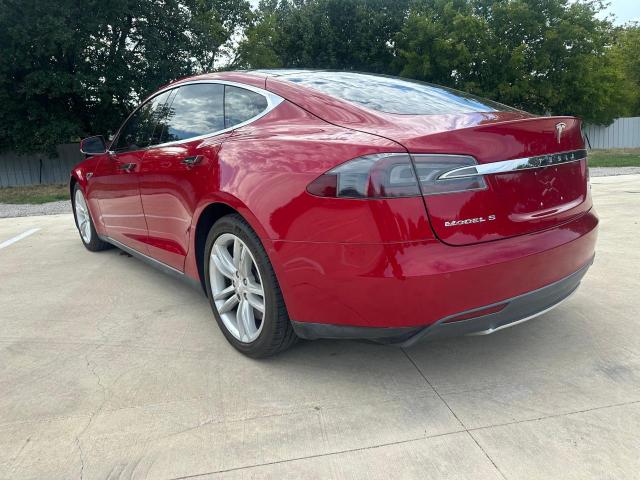 5YJSA1CN9DFP27292 - 2013 TESLA MODEL S Կարմիր լուսանկար 3