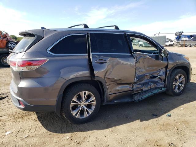 5TDJKRFH9FS145737 - 2015 TOYOTA HIGHLANDER XLE Boz foto 3