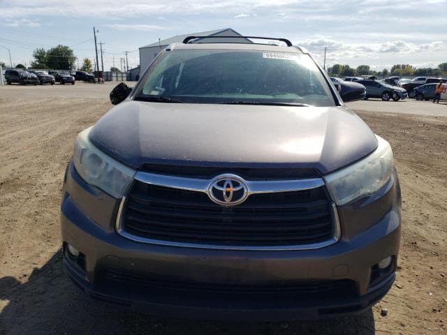 5TDJKRFH9FS145737 - 2015 TOYOTA HIGHLANDER XLE Boz foto 5