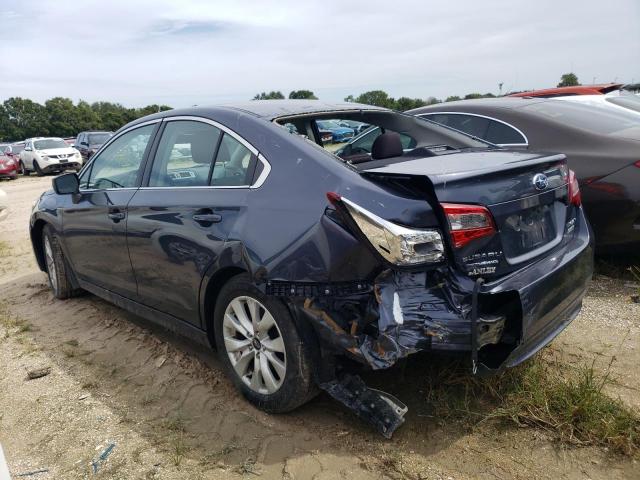 4S3BNAB61H3007244 - 2017 SUBARU LEGACY 2.5I GRAY photo 2