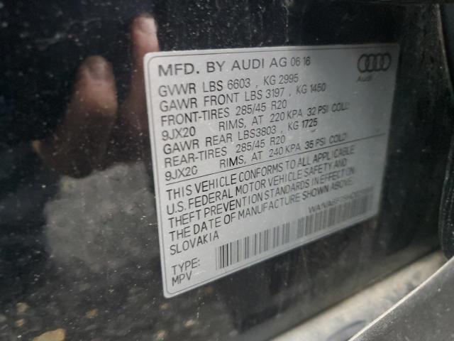 WA1VABF75HD020956 - 2017 AUDI Q7 PRESTIGE Noir photo 13