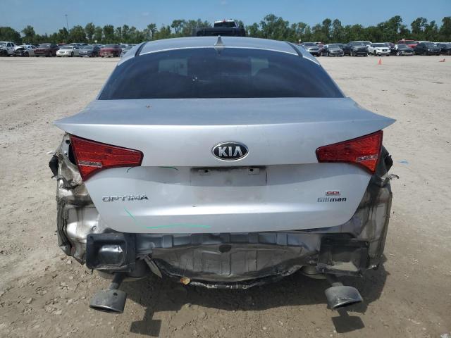 KNAGM4A79D5400943 - 2013 KIA OPTIMA LX SILVER photo 6