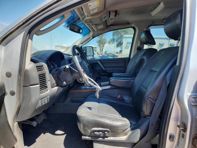 1N6AA0EC8BN318469 - 2011 NISSAN TITAN S SILVER photo 7