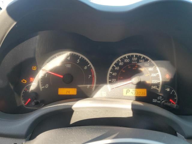 2T1BU4EEXAC283667 - 2010 TOYOTA COROLLA BASE GRAY photo 9