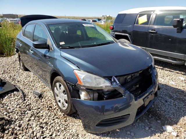 3N1AB7AP9EL658576 - 2014 NISSAN SENTRA S GRAY photo 4