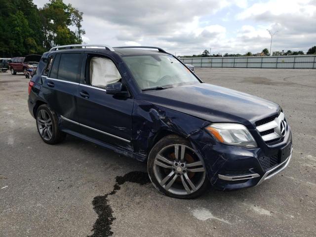 WDCGG8JB6EG309456 - 2014 MERCEDES-BENZ GLK 350 4MATIC BLUE photo 4