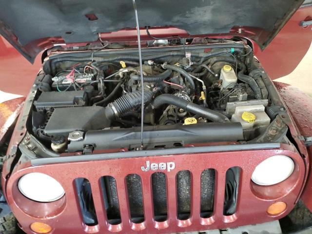 1J4GA59157L206521 - 2007 JEEP WRANGLER SAHARA მუქწითელი ფოტო 11