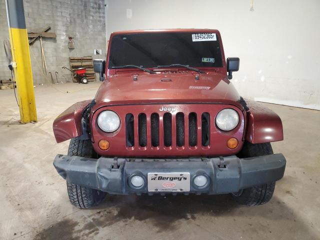 1J4GA59157L206521 - 2007 JEEP WRANGLER SAHARA მუქწითელი ფოტო 5