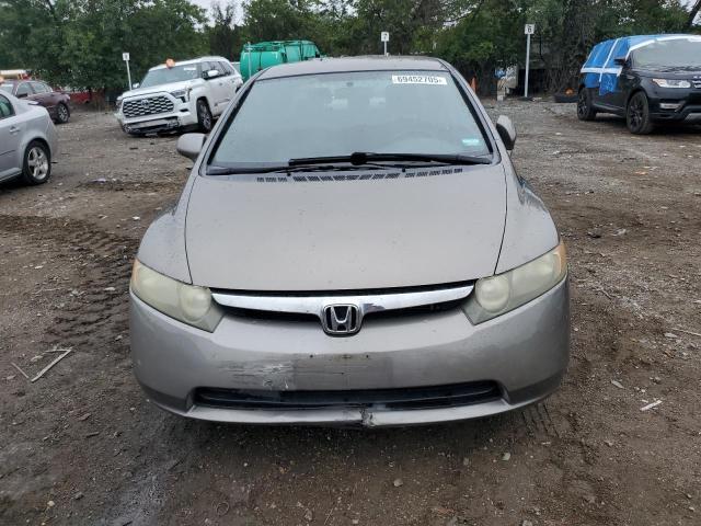 2HGFA16528H340517 - 2008 HONDA CIVIC LX GRAY photo 5