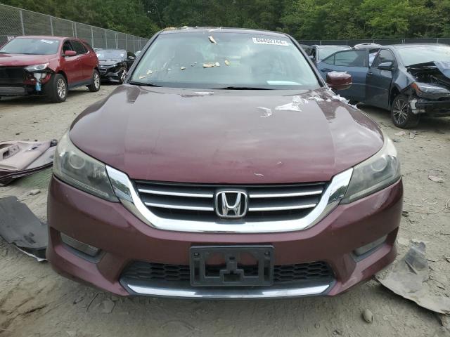 1HGCR2F80EA294188 - 2014 HONDA ACCORD EXL BURGUNDY photo 5