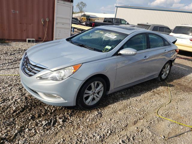 5NPEC4AC8BH100432 - 2011 HYUNDAI SONATA SE BLUE photo 1