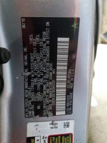 5TDYK3DC1BS045791 - 2011 TOYOTA SIENNA XLE Gümüş foto 13