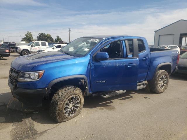 1GCGTEEN7K1281248 - 2019 CHEVROLET COLORADO ZR2 BLUE photo 1