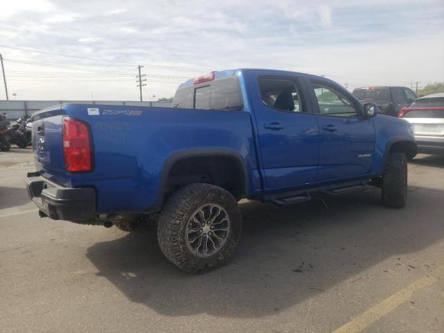 1GCGTEEN7K1281248 - 2019 CHEVROLET COLORADO ZR2 BLUE photo 3