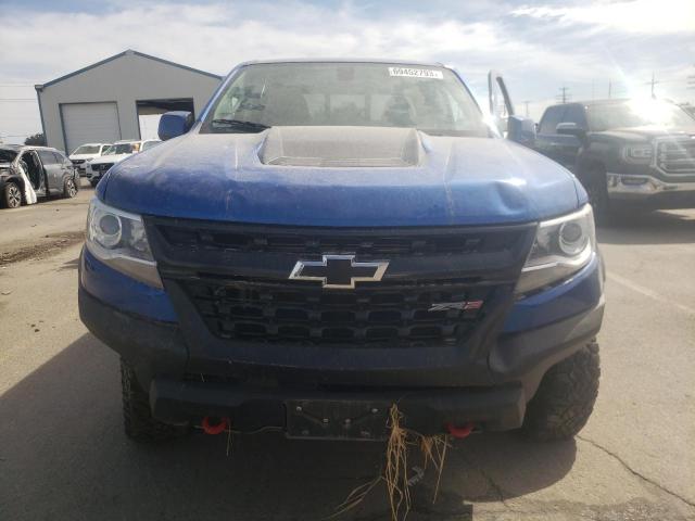 1GCGTEEN7K1281248 - 2019 CHEVROLET COLORADO ZR2 BLUE photo 5