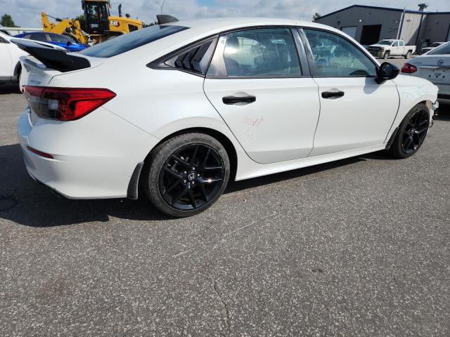 2HGFE2F56PH563412 - 2023 HONDA CIVIC SPORT Білий фото 3