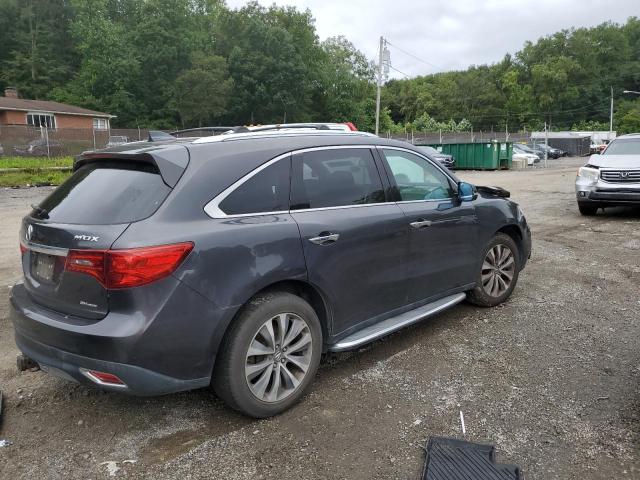 5FRYD4H41FB011989 - 2015 ACURA MDX TECHNOLOGY GRAY photo 3