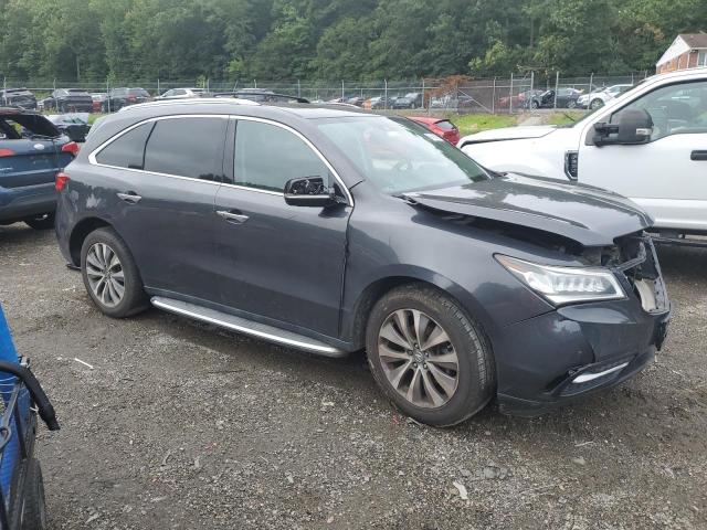 5FRYD4H41FB011989 - 2015 ACURA MDX TECHNOLOGY GRAY photo 4