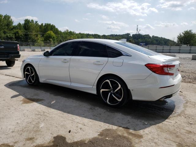 1HGCV2F39JA017355 - 2018 HONDA ACCORD SPORT أبيض صورة 2